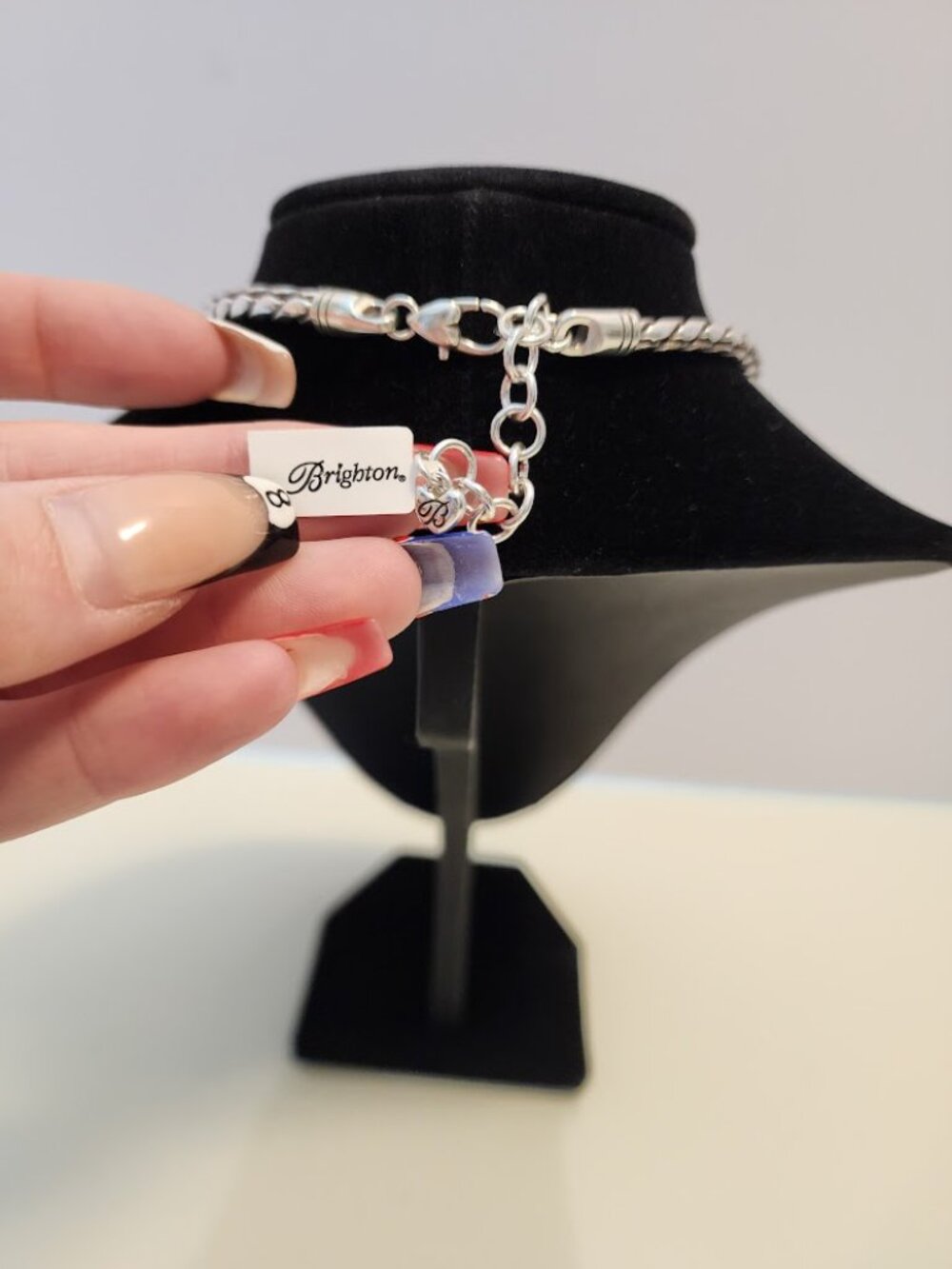 Brighton Meridian Two-Tone Silver and Gold Necklace - Picture 6 of 6